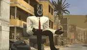 62- Valiente Gran Hombre Bocina sentado en Semi-Largo Gris Skibidi Toilet