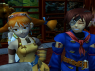 Aika and Vyse.