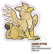 A Common, taken from the "Know Your Gryphons" Sticker Sheet