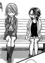 Chiori and kyoko chatting.png