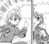 Kyoko is embarassed by her loveme uniform.png