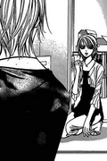 Sho and kyoko talking.png