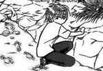 Kuon(Ren) arranging the rocks