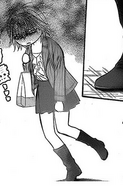 Kyoko walks on the set gloomily