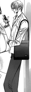 Yashiro-san looking at his phone