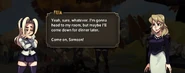 Filia after convincing Amelia to keep Samson