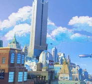 Medici Tower in the New Meridian Rooftop skyline