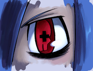 The mark of the Skullgirl in Valentine's eye after she became the new Skullgirl