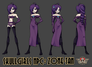 Zone-tan as she appears in Skullgirls