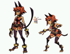 Ms. Fortune's early design and concept sprite