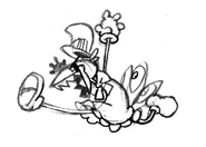 Avery, one of Peacock's parasites