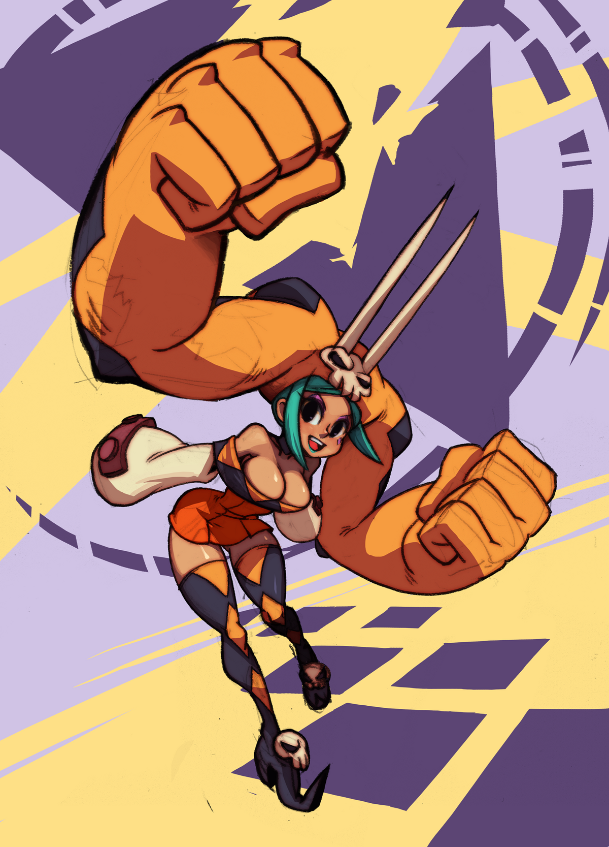 Fanart of the lovely Cerebella :3 by me : r/Skullgirls