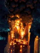 The ruins of Medici Tower in the Rooftop Assault stage