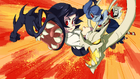 Samson and Filia along with Leviathan and Squigly tagteaming Eliza.