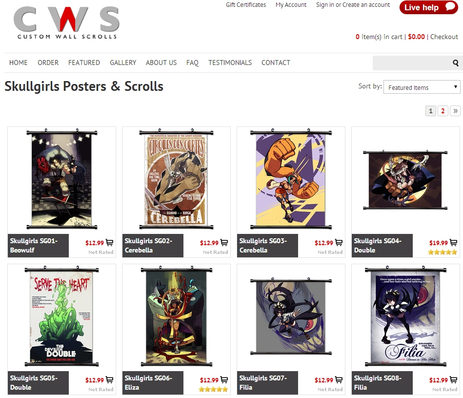 グッズ | Skullgirls Wiki | Fandom 