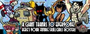 Image depicting all DLC characters funded by the campaign