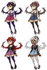 Alternate Filia outfit and palette swap concept