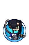 Squigly Plot Twisted Portrait