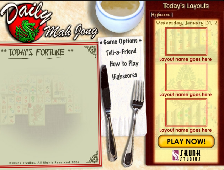 Daily Mah Jong | Skunk Studios Wiki | Fandom