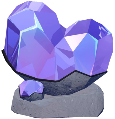 Apetrecho de Cristal Violeta dos Dias de Amor