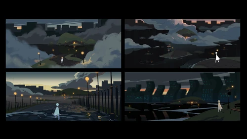 🎨 "Em um determinado momento, imaginamos que a Ilha do Alvorecer seria a transição do mundo real para o mundo de Sky."