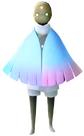 Rainbow cape front