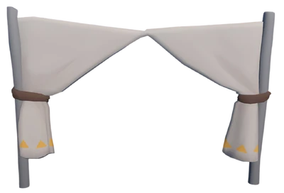 Parede de Barraca com Entrada do Acampamento de Primavera