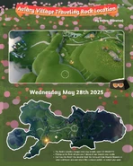 An information guide picture about the rock location of 28th May 2025