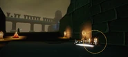 1. Left side of the jump off point in Wasteland Gateway