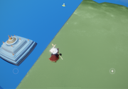 The underwater temple