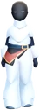 Bearhug-Hermit-Outfit-Lashes.png (327 kB) Jogador com cílios brancos usando o Traje do Iéti do Abraço de Urso e a Máscara "sem rosto" da Vitoriosa Orgulhosa