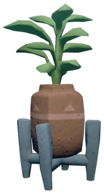 Suporte de Plantas de Pedra