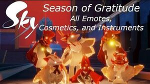 Sky- Children of the Light- Season of Gratitude Cosmetics and Emotes