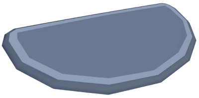 Tapete de Semicírculo Pequeno