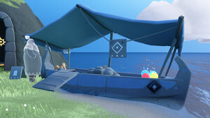 Barco do Mercador Viajante Sonolento