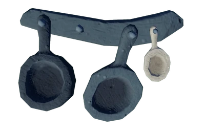 Suporte de Panelas de Parede de Pedra