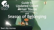 Sky Children of the Light Guide to Season of Belonging, and Other Updates