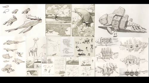 🎨 "Sempre quisemos ter criaturas no mundo de Sky. Tem sido muito divertido explorar e imaginar criaturas acima das nuvens."