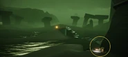 2. In front of the sunken building in Broken Temple