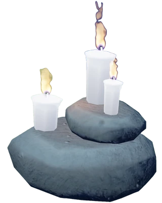 Pedra com Velas