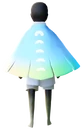 Rainbow cape back