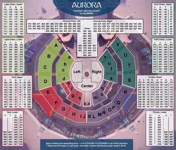 What is the exact time Sky x Aurora Concert? Is it 8AM PST or 8PM