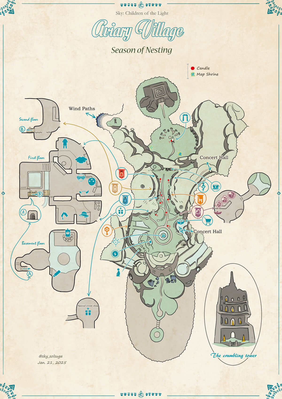 Interactive Maps, Sky: Children of the Light Wiki