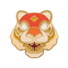 Pin da Máscara de Tigre da Felicidade
