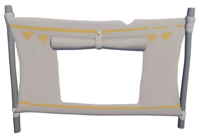 Parede de Barraca com Janela do Acampamento de Primavera