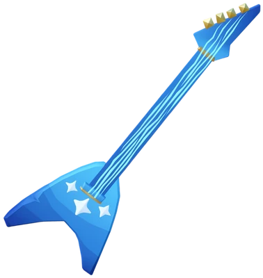 Guitarra Elétrica Azul
