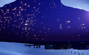 ***様 星月夜 Sky】星月夜の砂漠の行き方・光の子と精霊の場所【星を紡ぐ