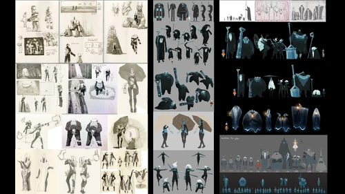 🎨 "Os chefes com temática de animais gradualmente se tornaram mais humanoides. Em uma iteração, cada um deles não tinha partes de seu corpo (braço, coração, cabeça etc.). Aos poucos, eles se transformaram no que conhecemos hoje como os Anciões."