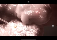 Nuvens brilhantes logo antes da Área Perdida