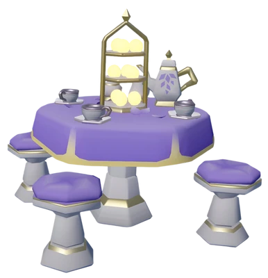 Conjunto de Chá do Florescer Roxo